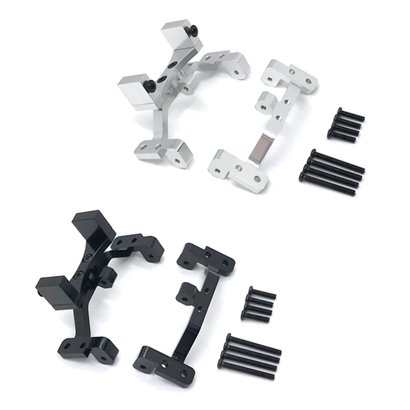 Metal Pull Rod Base Seat & Axle Up Servo Bracket Bumper Mount For MN D90 D91 MN99 MN99S 1/12 RC Car Upgrade Parts