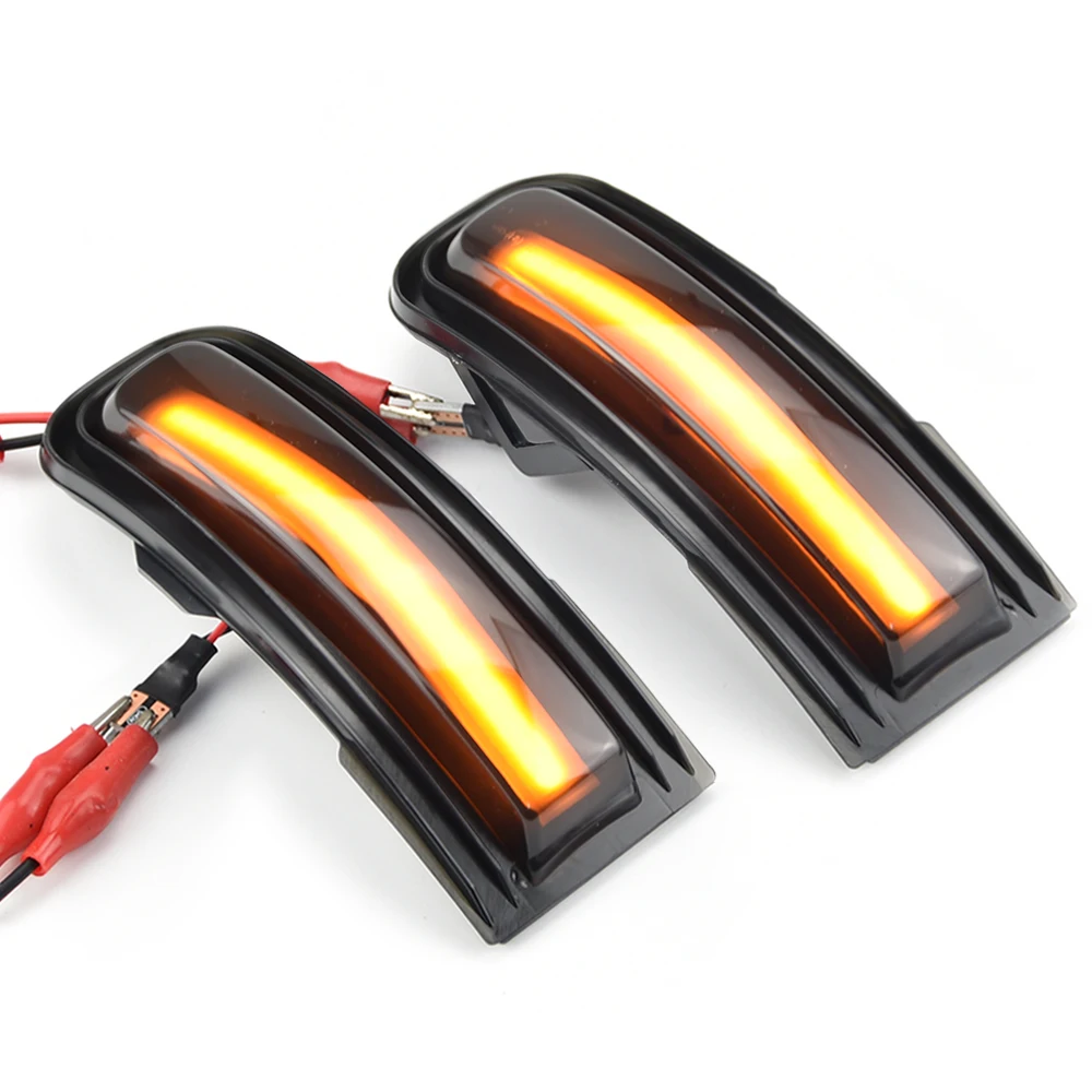 2Pcs LED Dynamic Turn Signal Light For 2015-2022 Jeep Renegade Side Mirror Blinker Arrow Sequential Flasher Repeater Indicator