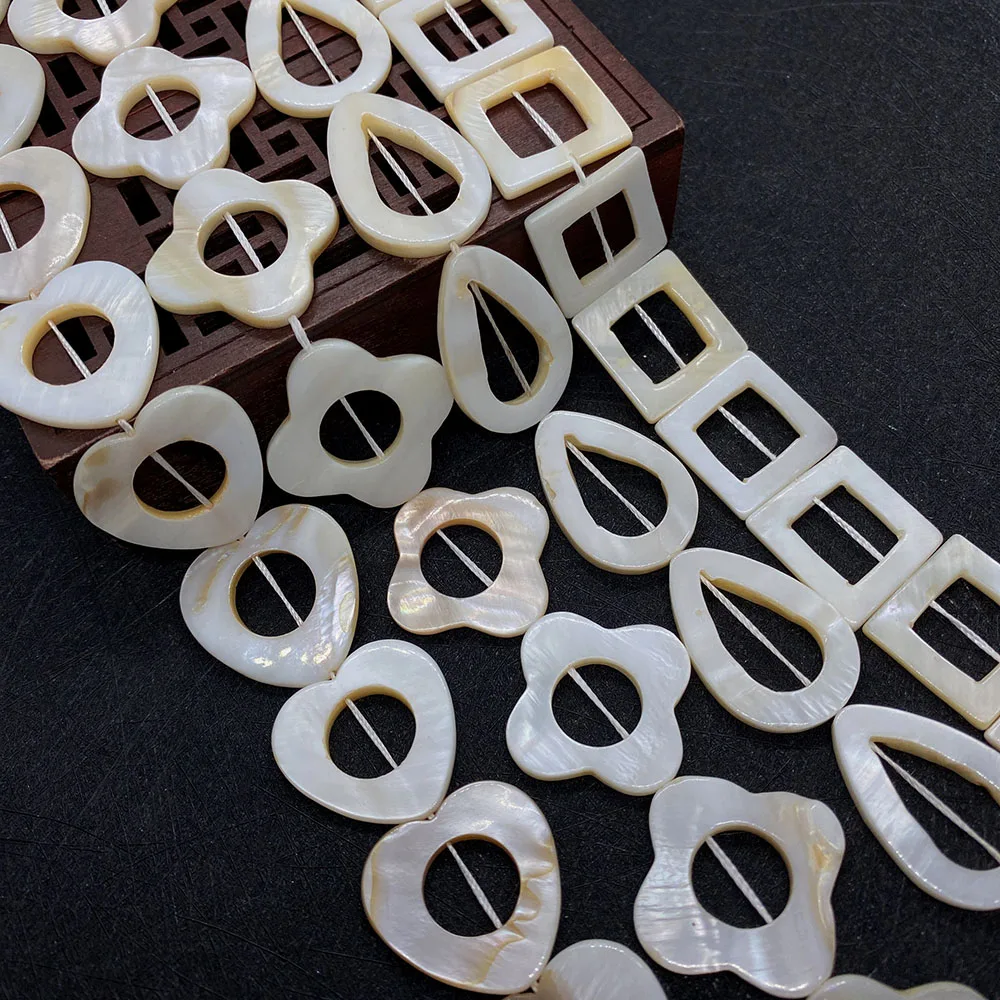 

Irregular Natural White Freshwater Shell Beads Delicate Loose Beads for Jewelry Making DIY Necklace Bracelet Accessories Gifts