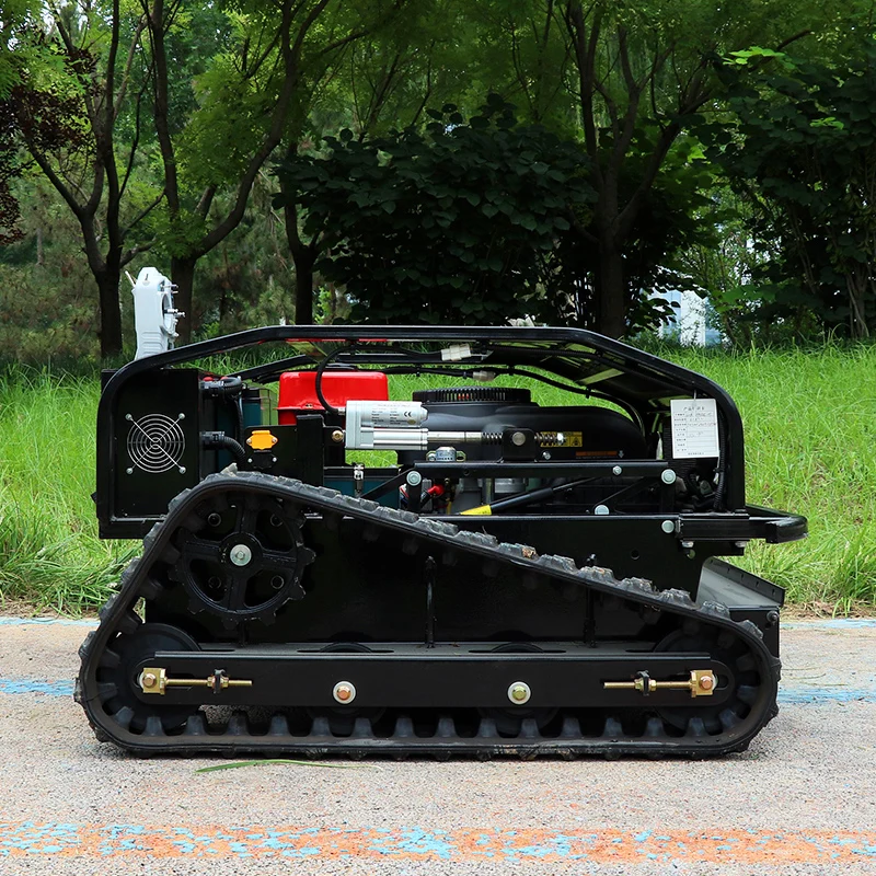 Customized Factory Direct Sale  Lawn Mower for Weeding in Orchards and Gardens Crawler Remote Control Lawn Mower