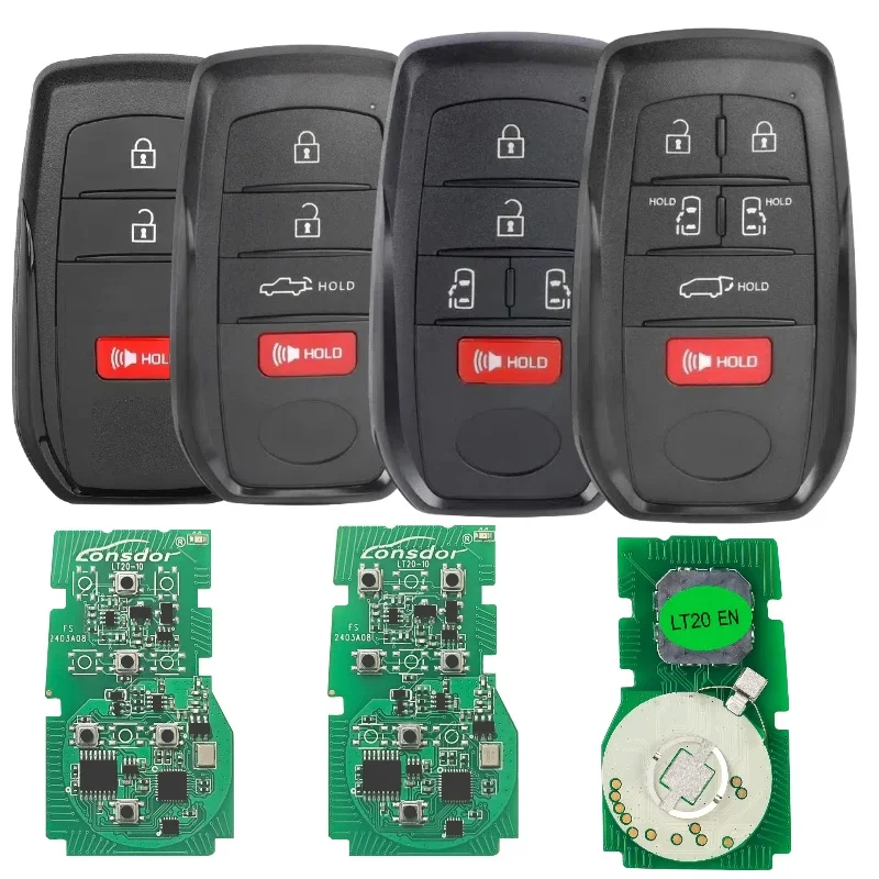 

Lonsdor For Toyota Sienna Venza Tacoma Tundra 2021-2024 BZ4X Keyless Go Smart Key 8A Chip Support K518 K518ISE KH100+ Generate