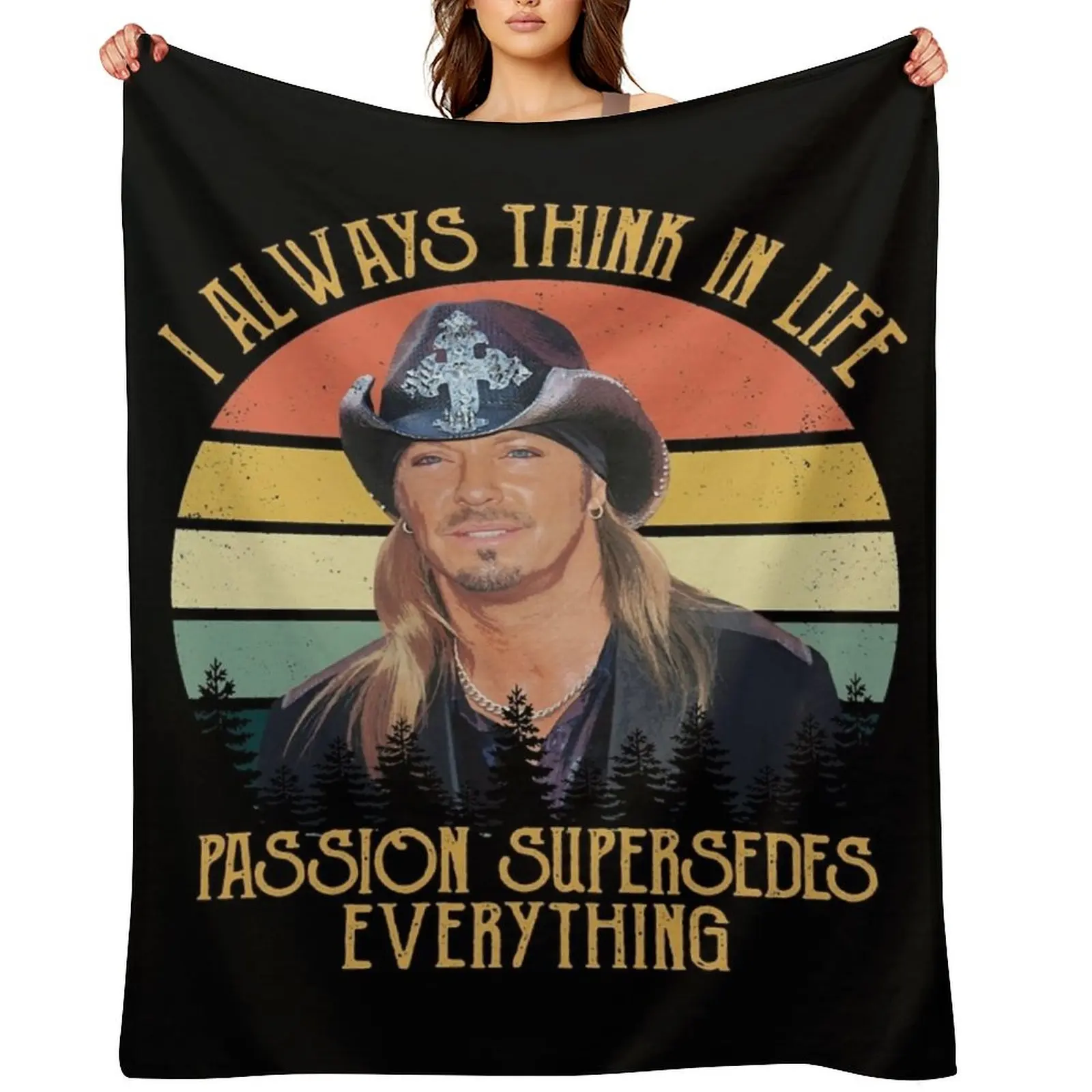 

Men Women Michaels Male Singer Bret Songwriter Funny Men Fan Throw Blanket Cute Plaid Beach Beautifuls Blankets