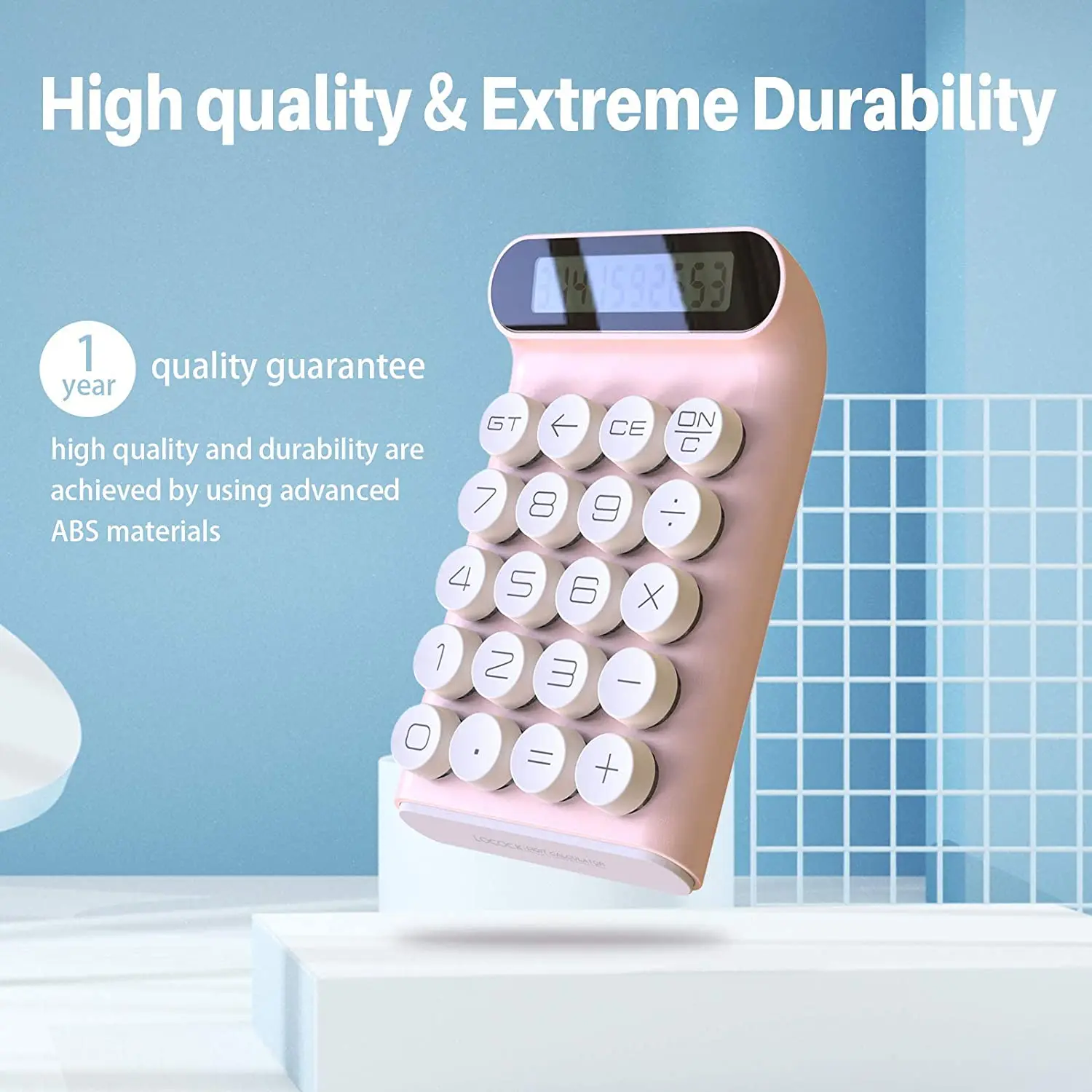 12-Bit Flexibele Toetsenbord Computer Student Calculator Financieel Kantoor Dedicated Rekenmachine Retro Ergonomie