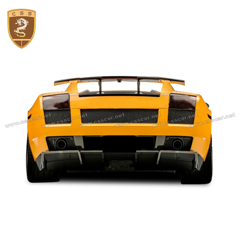 

Car Rear Bumper Lip Diffuser Splitter Guard For Lamborghini Gallardo LP540 2004 2005 2006 2007 DC Style Carbon Fiber Replace Kit