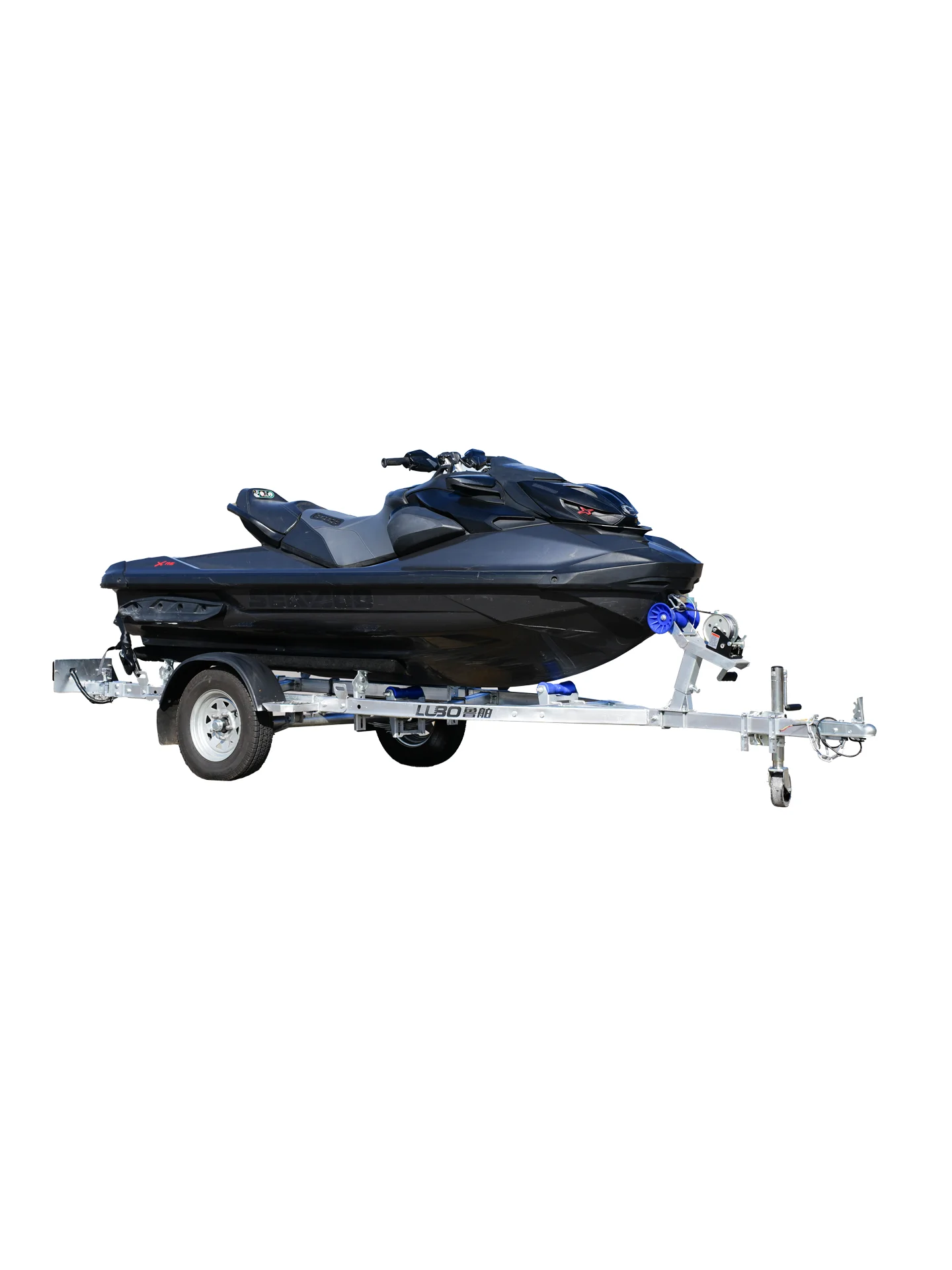 

Trailer Flood Control and Rescue Motor Boat Rubber Assault Boat Speedboat Yacht Trailer Rack