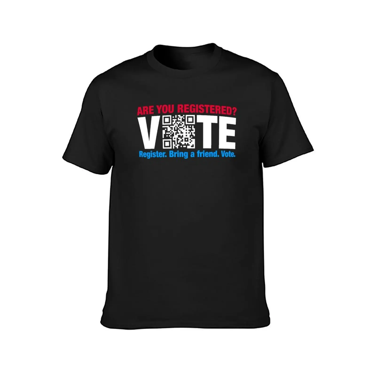 Vote QR Code Election T-Shirt oversizeds boys whites Men's t-shirts