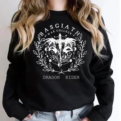 Women's Vintage Fourth Wing Hoodie, Dragon Rider Print, Basgiath War Print, PVD Book Sweatshirt Stylish Stylish Women's Blouse