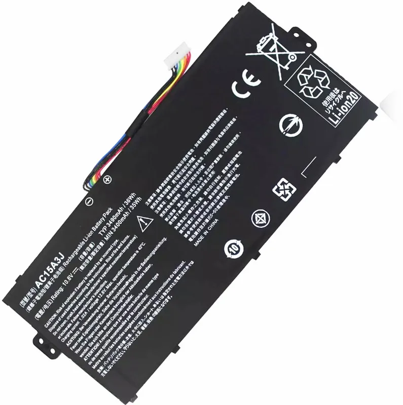 Laptop batteries for AC15A3J,CB3-131,CB5-132T,KT.00303.017,C738T,AC15A8J,11 C735,10.8V,3 cell