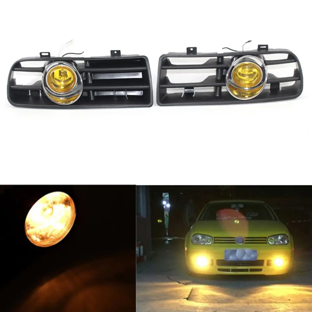 3Pcs/Set Fog Lamp Car Grille Front Kit 1J0853665B 1J0853666B for VW/Golf 4 98-05 Car Accessories view 3