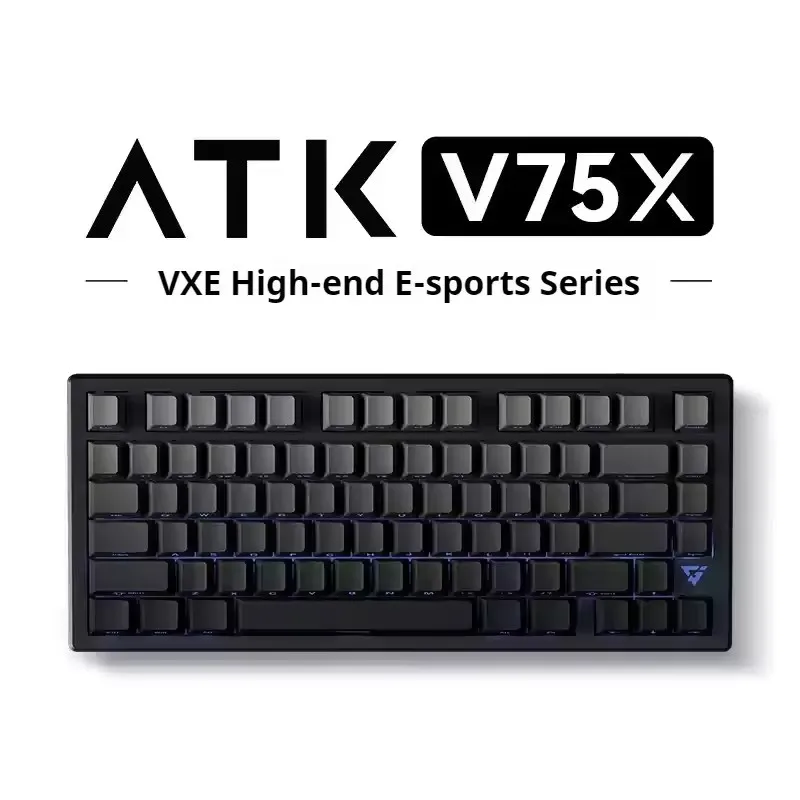 

ATK VXE V75X High-end E-sports Mechanical Keyboard Wireless Tri-Mode 1ms Low Latency Gasket Hot Swappable RGB Customized 80 Keys