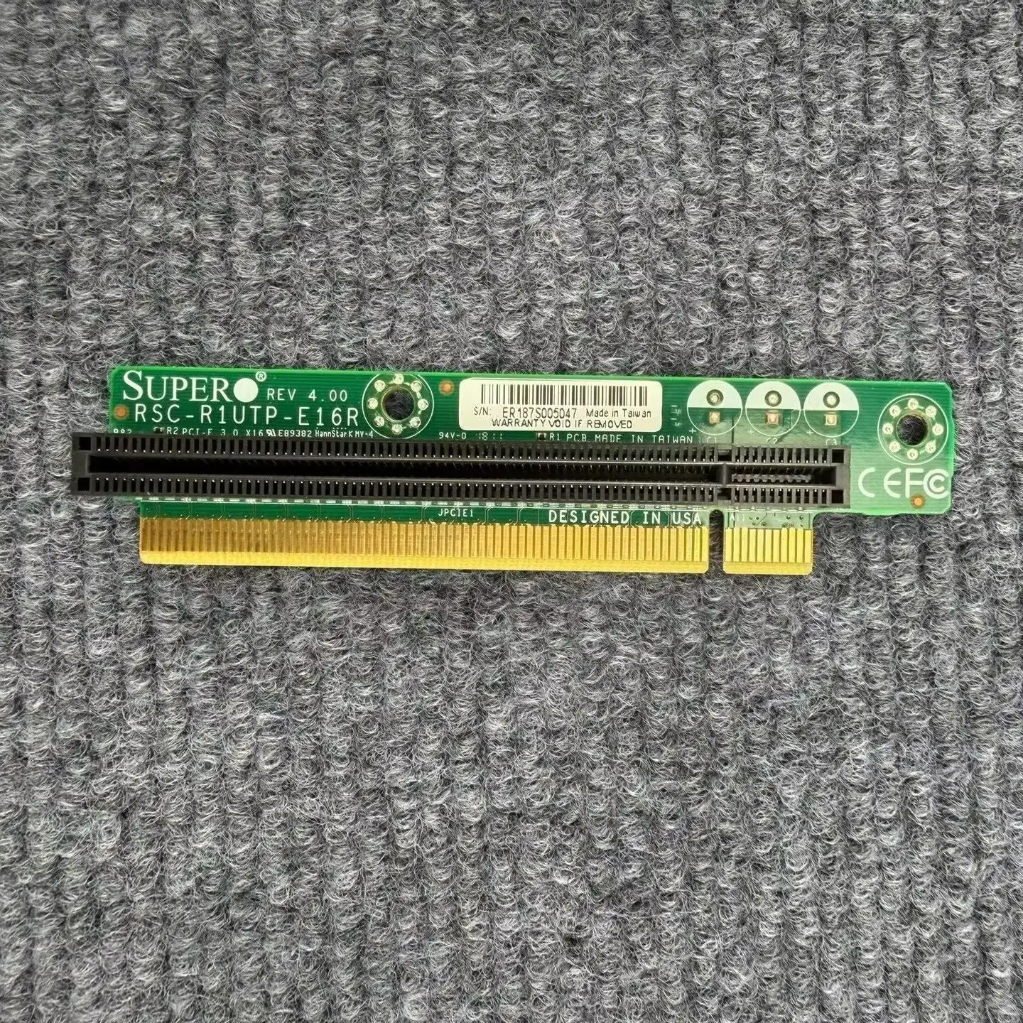 FOR SuperMicro RSC-R1UTP-E16R RSC-P-6 1U Riser Card Karte PCI-Ex16 X99 X79 adapter card