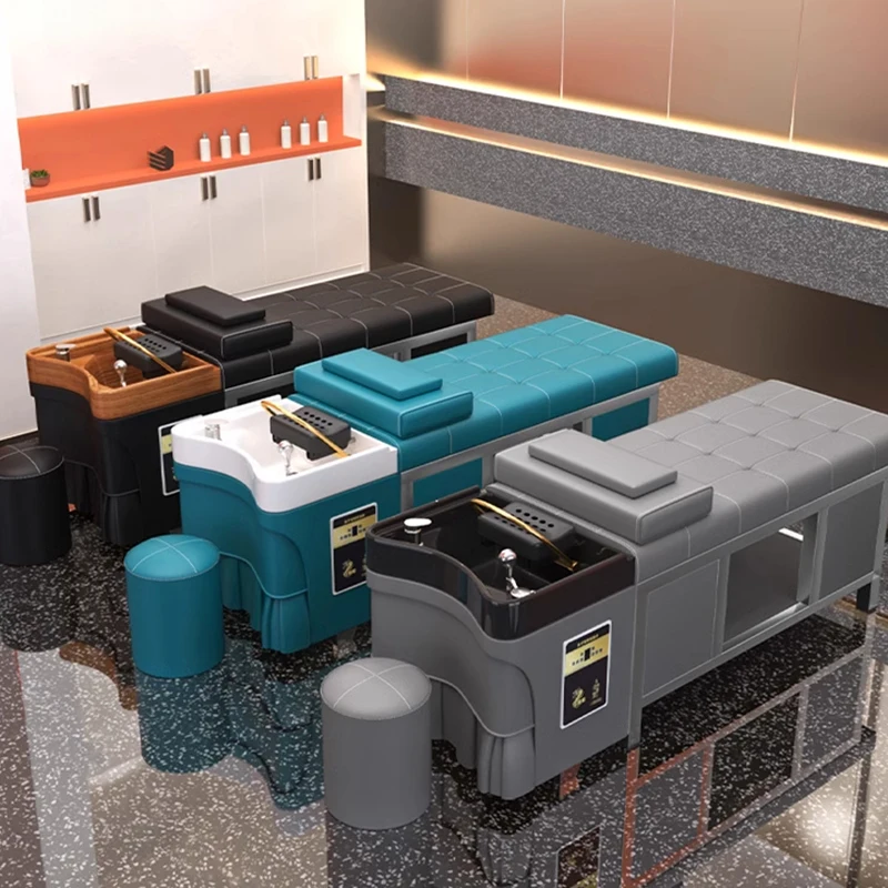 

Скандинавские креативные стулья для шампуня, многофункциональная парикмахерская, спа, массажный шампунь, кровать, мебель для душа, салона Peluqueria FYSC