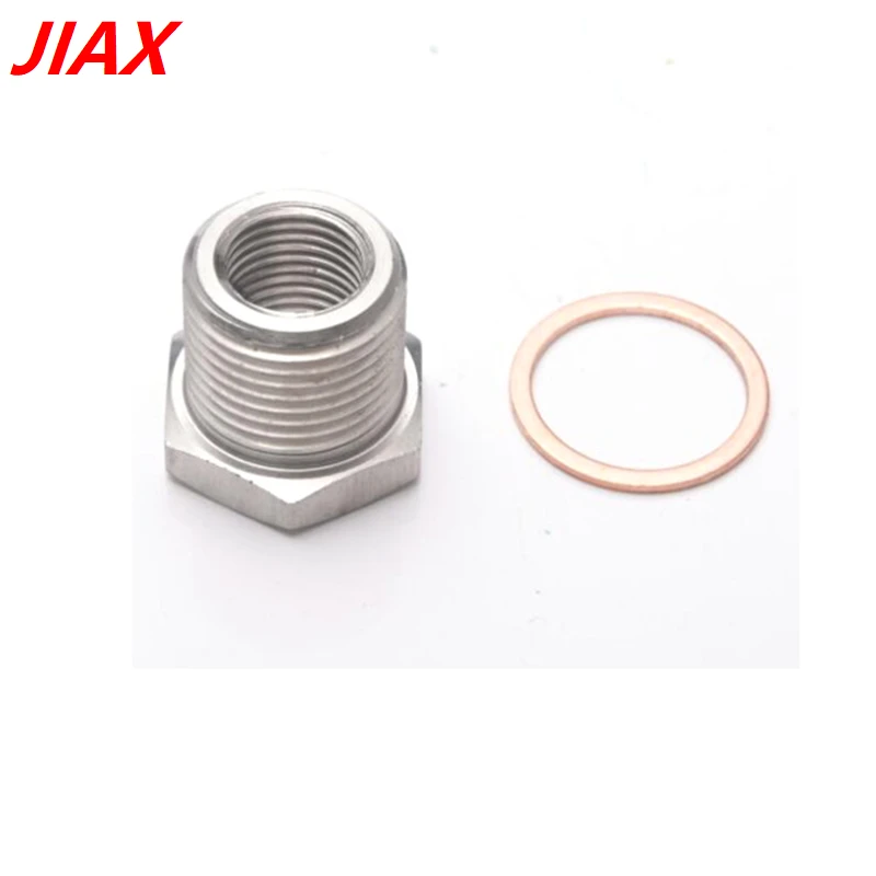 Exhaust O2 Oxygen Sensor Spacer Reducer Adapter M18 x 1.5mm to M12 x 1.25mm