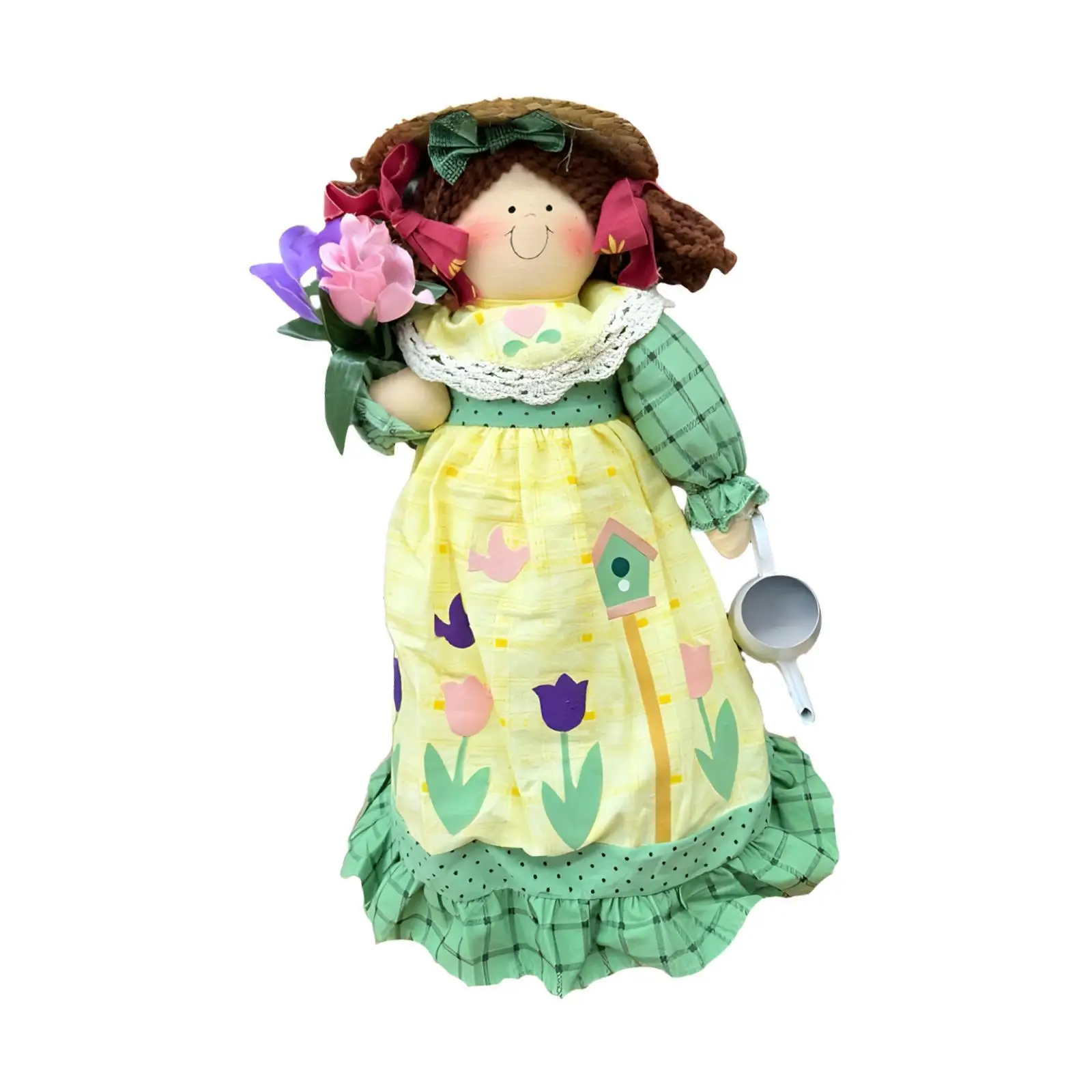 Soft Doll Figurine Dress up Baby Doll for Decoration Holiday Baby Shower