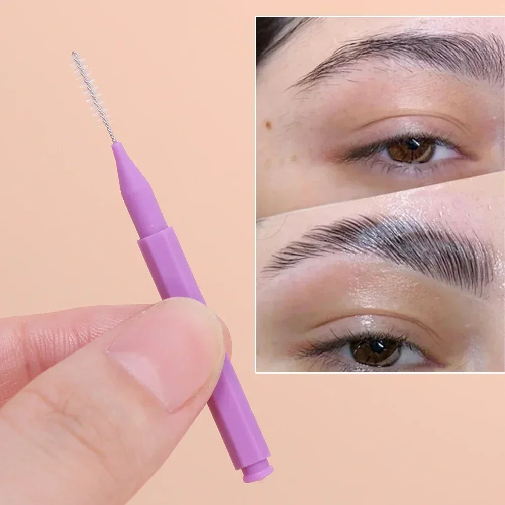 Mini cepillo desechable para cejas, cepillos portátiles para levantamiento de cejas, peine para pestañas, aplicadores de extensión de pestañas, herramienta de maquillaje, 10/50 Uds.