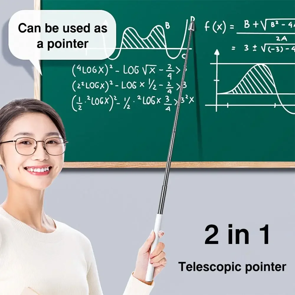 Teaching Tools Retractable Teaching Stick PPT Presentation Educational Equipment Whiteboard Pointer Pen Extendable