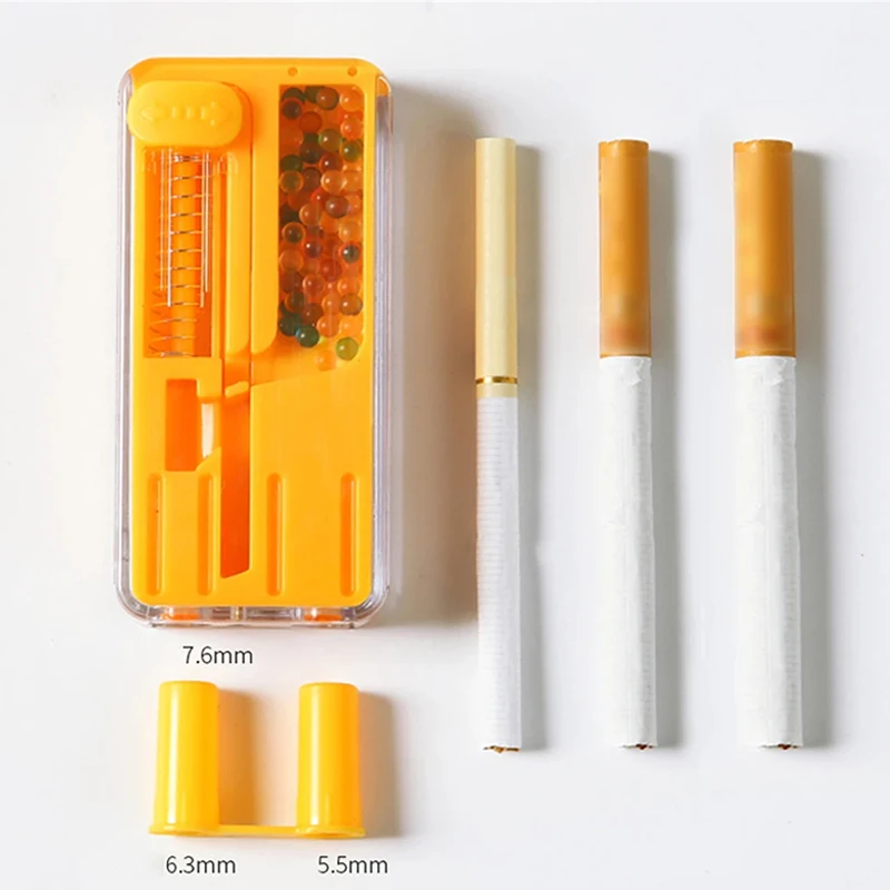 R&R 5.5/6.5/8mm Size Cigarette Explosion Beads Pushers Mix Fruit Taste Upgrade Bursting Beads Pusher Box DIY Smoking Accessories