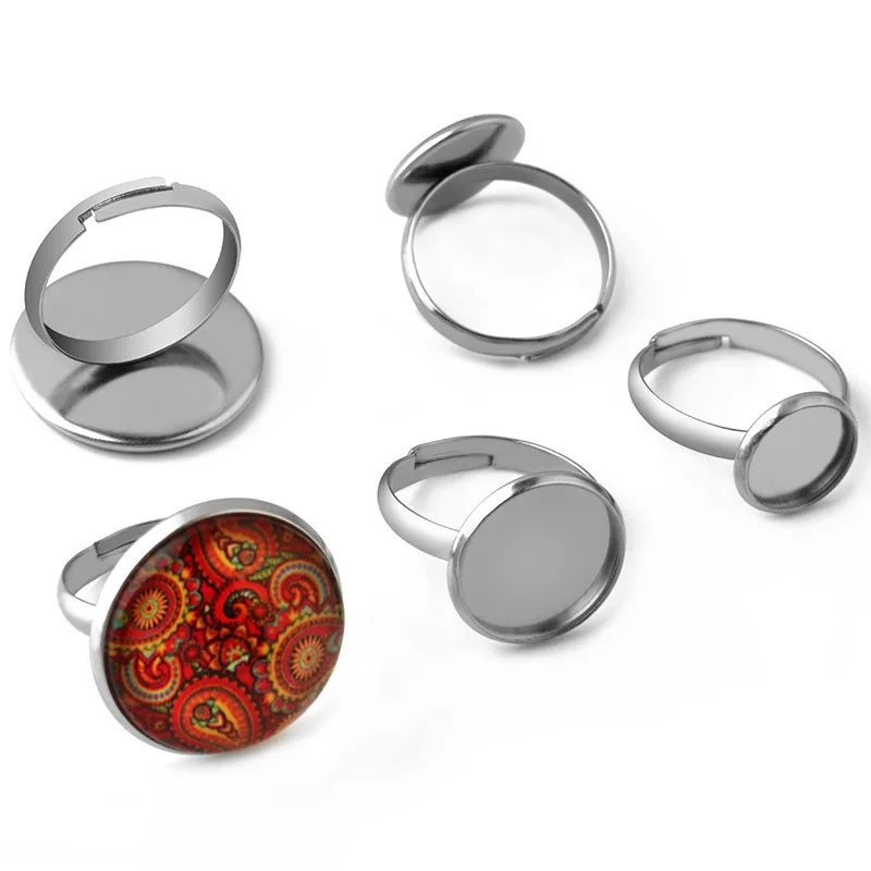 

Stainless Steel Mold Plate 8MM-20MM Gemstone Base Tray And Stone Ring Setting Jewelry Making Tool