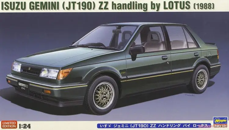 

Hasegawa 20355 Static Assembled Car Model Toy 1/24 Scale For Isuzu Gemini (JT190) ZZ 1988 Car Model Kit