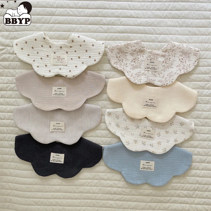 Petal Baby Bibs for New Born Babies Accessories Newborn Bib Cute Bear Burp Cloths Soft Infant Baby Stuff Boy Girls Saliva Towel