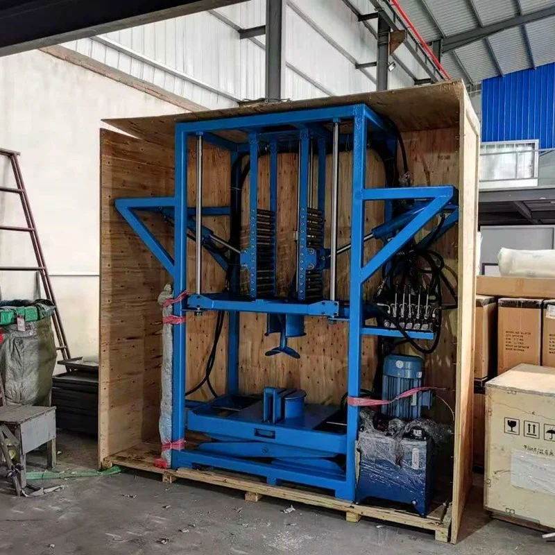 Hydraulic Type Tire Tripling Machine Waste Tire Load Machine Powerful Device Tyre Load CN Garage Tools Waste Wheel Transport