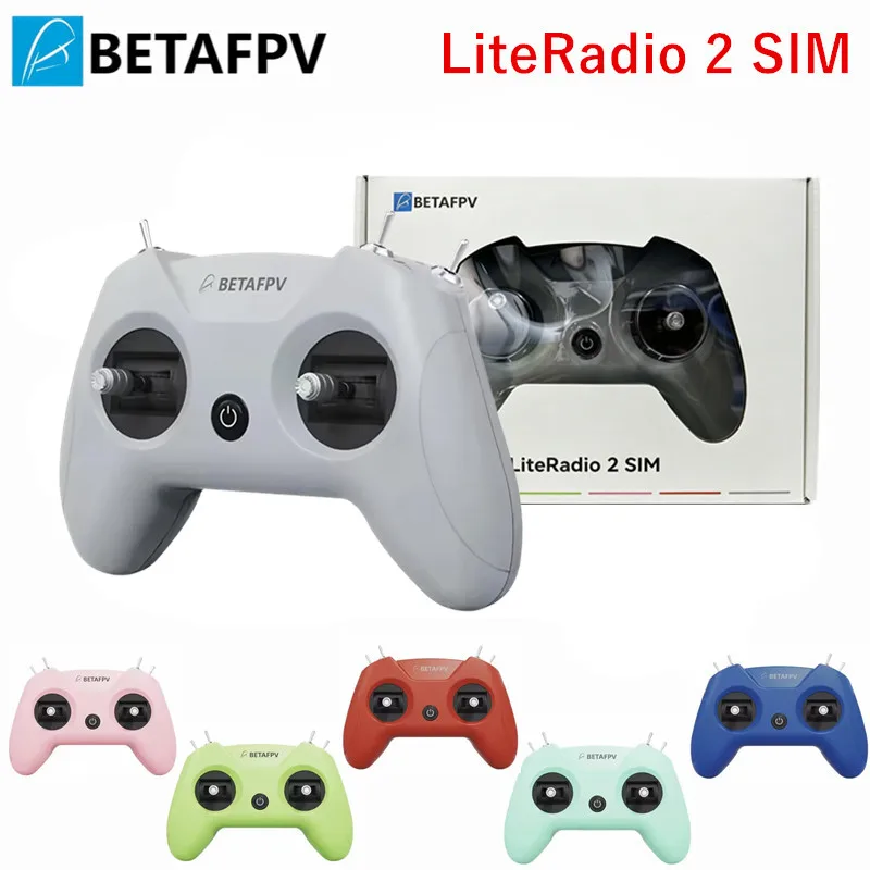 BETAFPV LiteRadio 2 SIM Remote Control 8 Channel Simulator Controller for DJI /PhoenicRC6 /AeroFlyRC8/ STEAM etc.