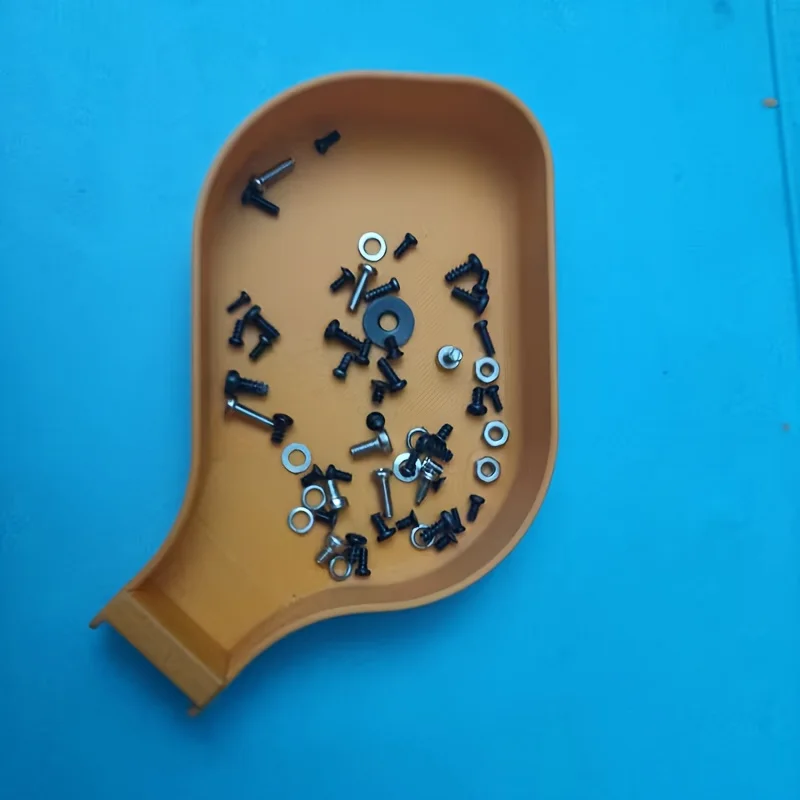 Durable Plastic Funnel Tray with Barrier Plug Anti Slip Small Parts Tools Tray Dispensing Organizer Small Items Storage