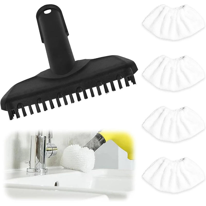 A15Q-5PCS Microfibre Cloth Set For Karcher SC1 SC2 SC3 SC4 SC5 Steam Cleaner Hand Nozzle Replacement Parts