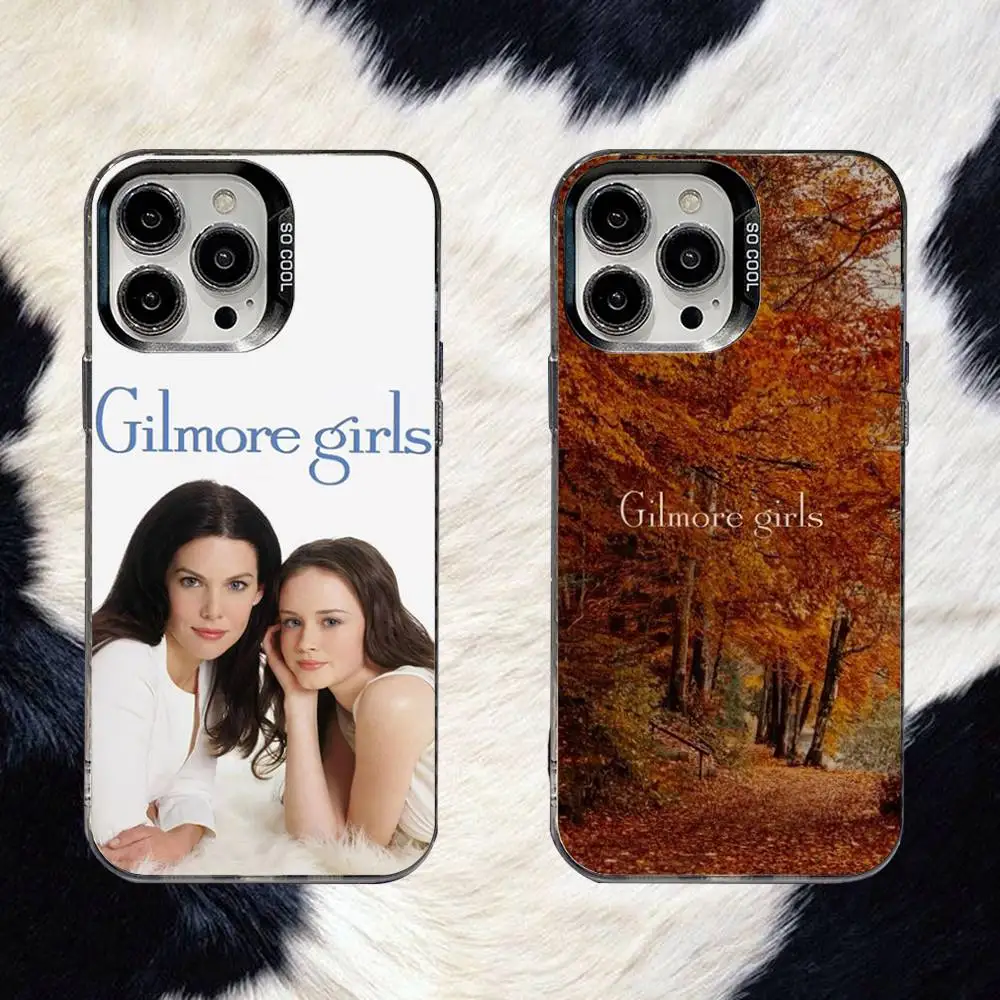 

G-Gilmore Girls Vintage Phone Case For iPhone 16,15,14,13,12,11,8,7,Pro,Max,Plus,Mini,XS,SE Anti Fall Black Matte Hard