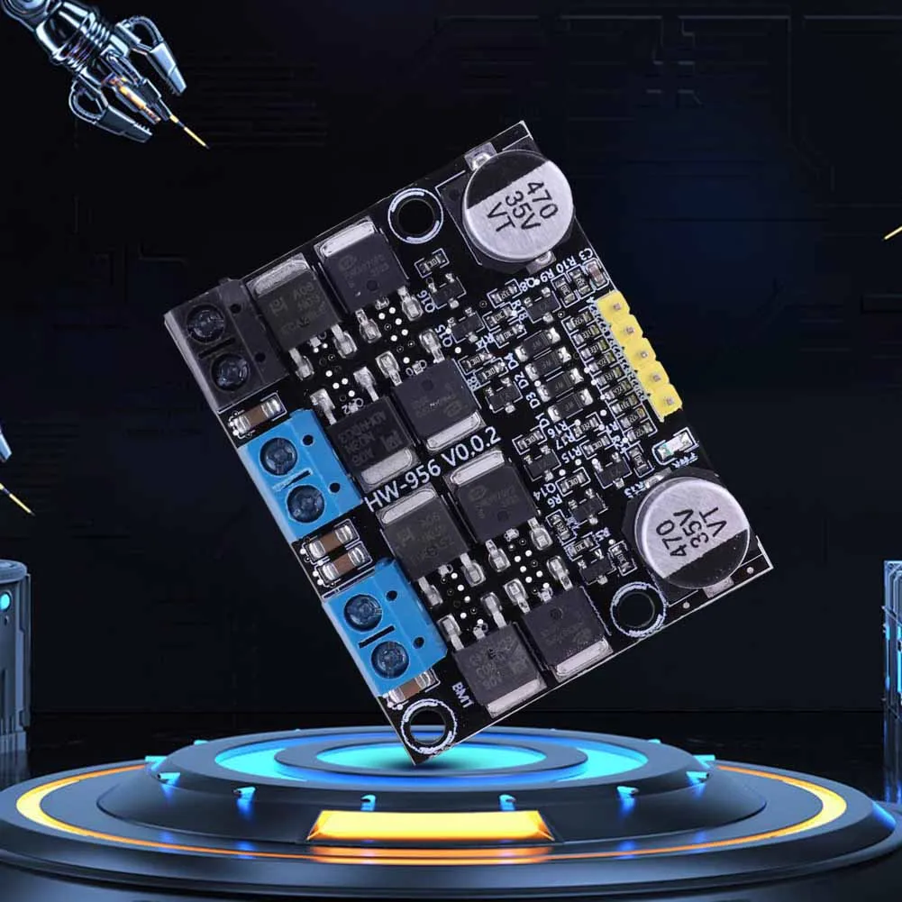 10A Dual Channel DC H Bridge Motor Speed Controller 3-18V Motor Regulator Board Forward Reverse PWM Speeds Regulation Dimming