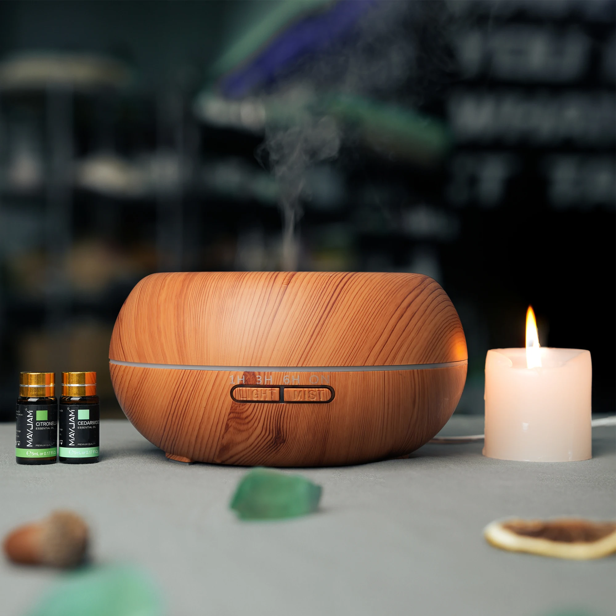 MAYJAM 28pcs/set Aromatherapy Essential Oils Gift Box,Sandalwood Bergamot Lemongrass Lemon Lavender Citronella Patchouli Tea Tree Sage Sweet Orange Rosemary Vanilla Vetiver Rose Cedarwood Chamomile Eucalyptus for Humidifier Reed Diffuser Making Candle