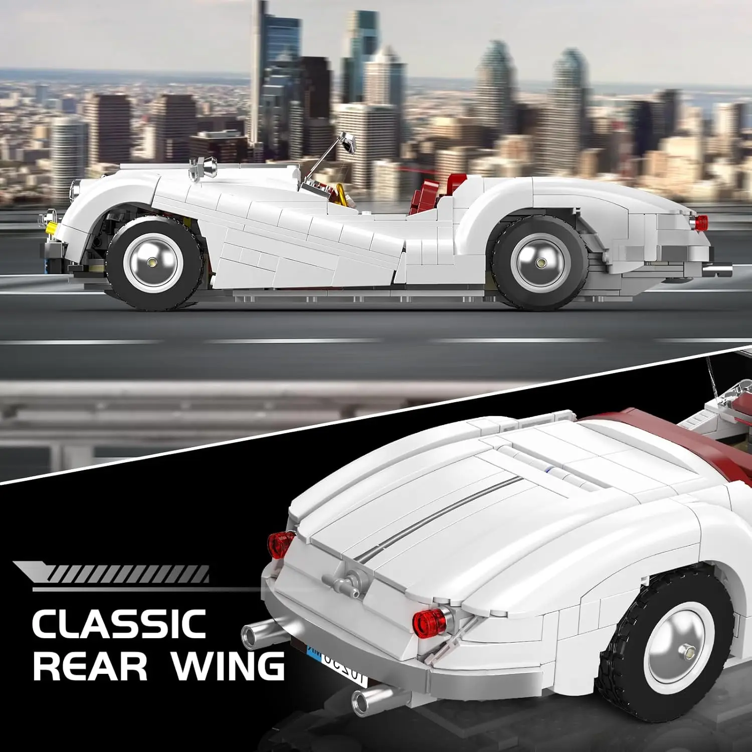 Набор для сборки спортивного автомобиля Mold King 1302 + PCS, набор коллекционных моделей для взрослых и подростков, идея подарка