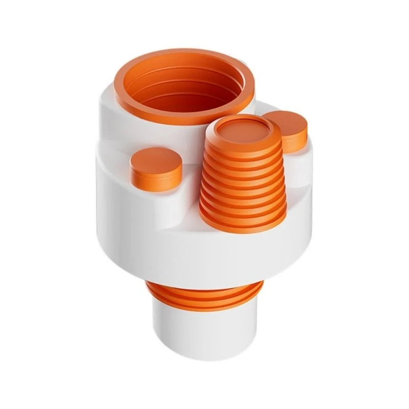 

652F Washing Machine Floor Drain Adapter Sewer Elbow Pipe Tees Joint Tube Connector ﻿Sewer Basins Sink Elbow Pipe Connector