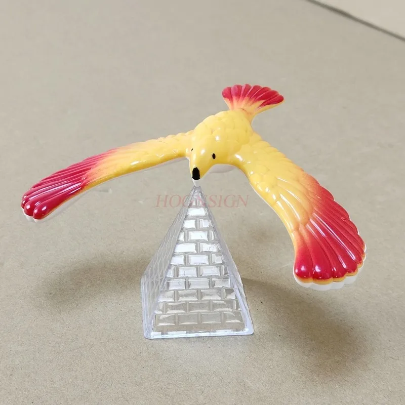 Equilíbrio Bird Gravity Bird com Pyramid Combination Set, Equilibrando o centro de gravidade do pássaro, Brinquedo físico, Gadget perfeito, Presente