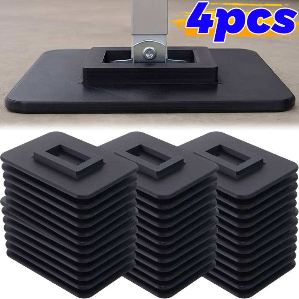 Weatherproof RV Awning Stabilizer Jack Pad Heavy Duty Support Base Ground Leveling Foot Block Camper Trailer Canopy Leg Stands