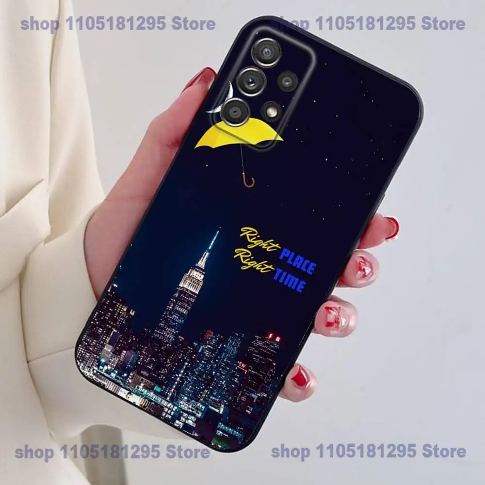 حافظة هاتف How I Met Your Mother Himym لهاتف Samsung S25,24,21,22,23,30,Ultra,20,Plus حافظة من السيليكون الناعم باللون الأسود