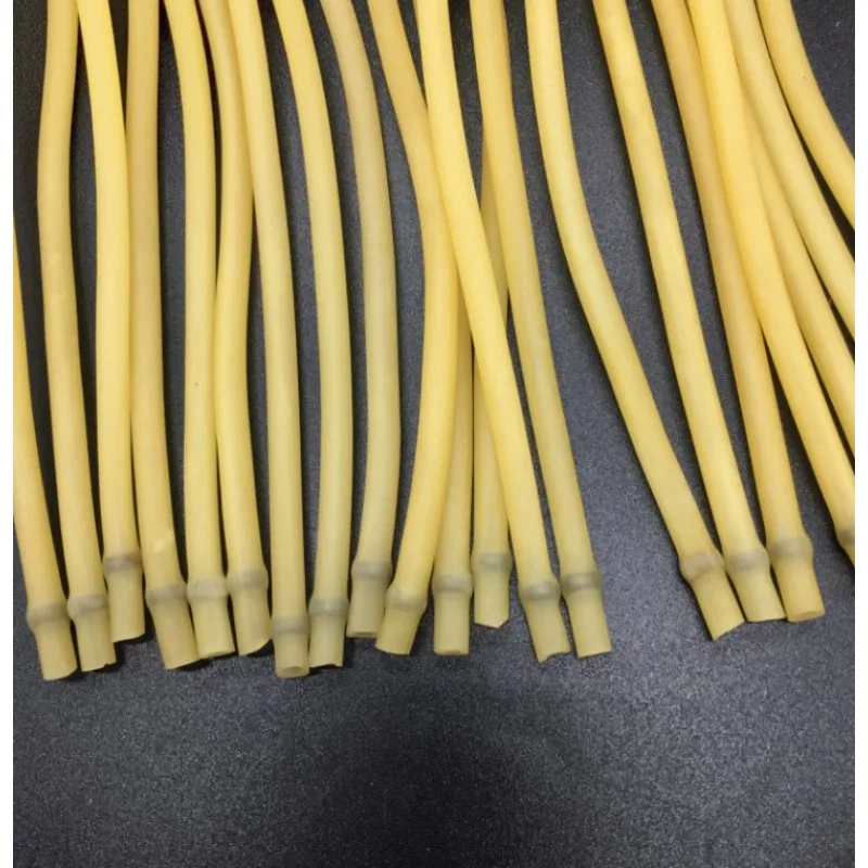 Slingshot Latex Rubber Bands Pre-made 6-strand Tubular Elastic Replacement Bands for Outdoor Sports Accessories