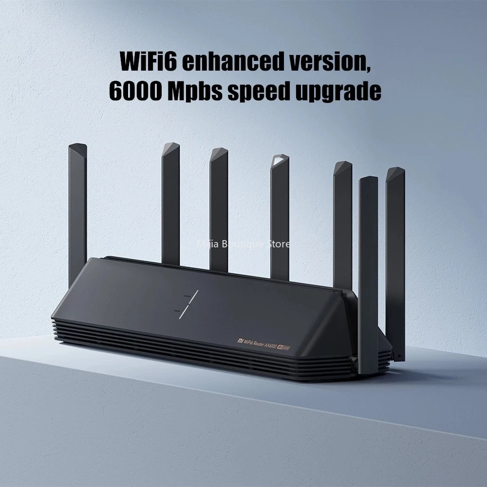 Xiaomi AX6000 AIoT Router 6000Mbs WiFi6 VPN 512MB Qualcomm CPU Mesh Repeater External Signal Network Amplifier Mi Home