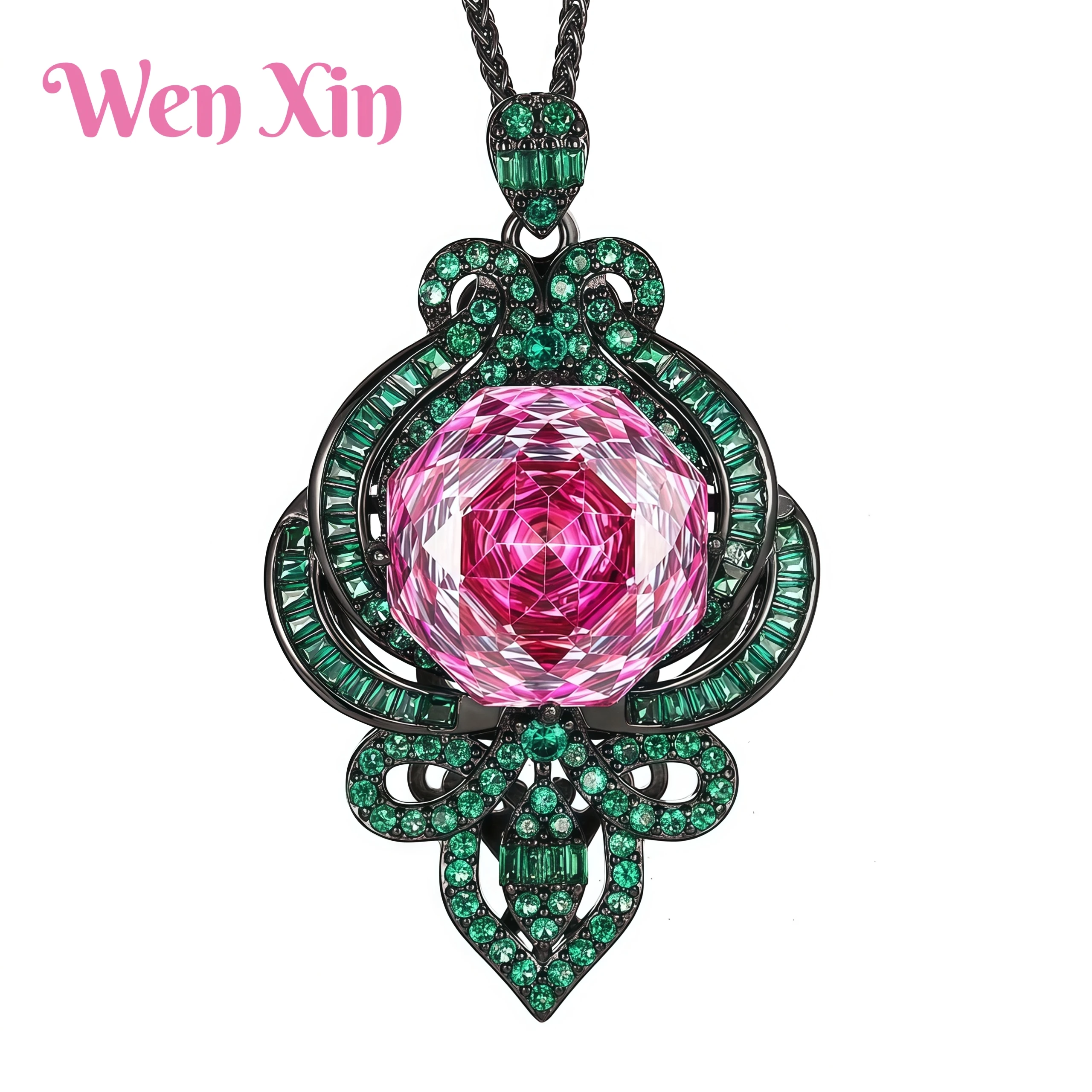 

WENXIN Brand MUSHAN MCT New Black gold pendant necklace Necklace Jewelry Party Necklace Pendant Fashion Jewelry