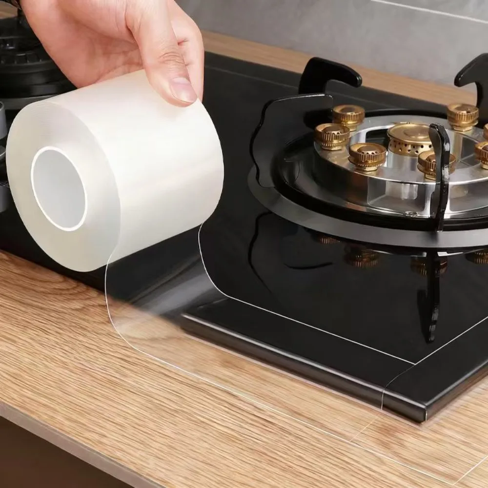 

Clear Caulk Tape Self Adhesive Waterproof, Caulking Adhesive Sealing Tape,Bathroom Sealant Caulk Strip for Toilet,Bath Tub, Sink