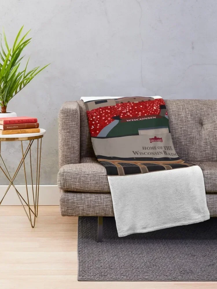 Camp Randall Throw Blanket for sofa Bed For Sofa Thin Blankets