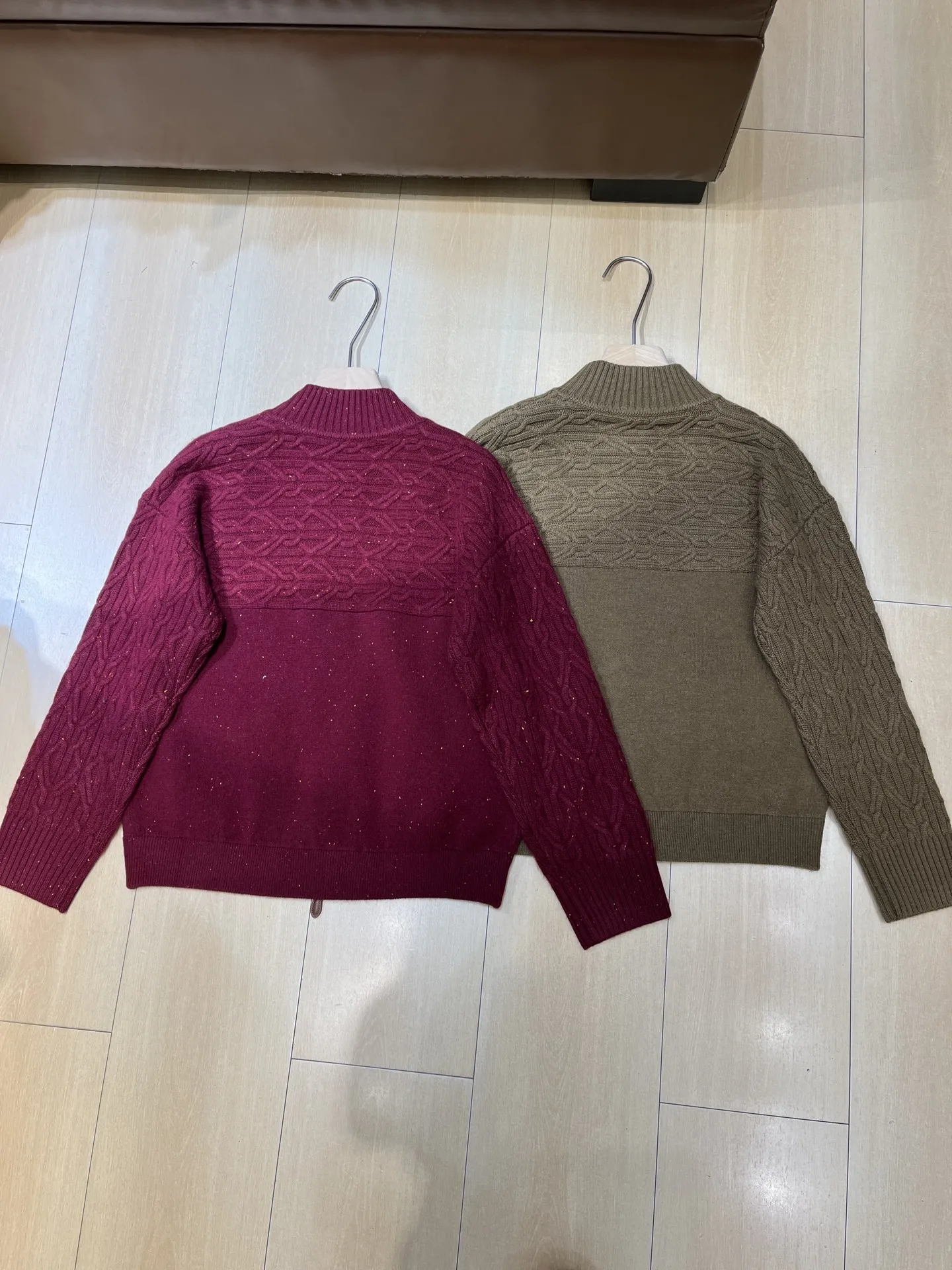 2026 Autumn/Winter New Fashionable Casual Sequin Cashmere Cardigan For Women