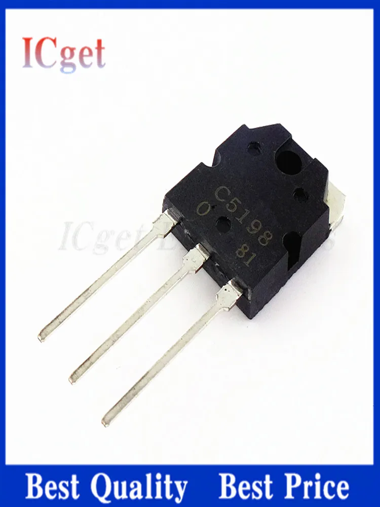 5air Audio Amplifier Pair Tube 2SC5198 2SA1941 C5198 A1941 Glass Beaded Ge Screen Grid Vacuum Tubes for Hi-Fi Amplification