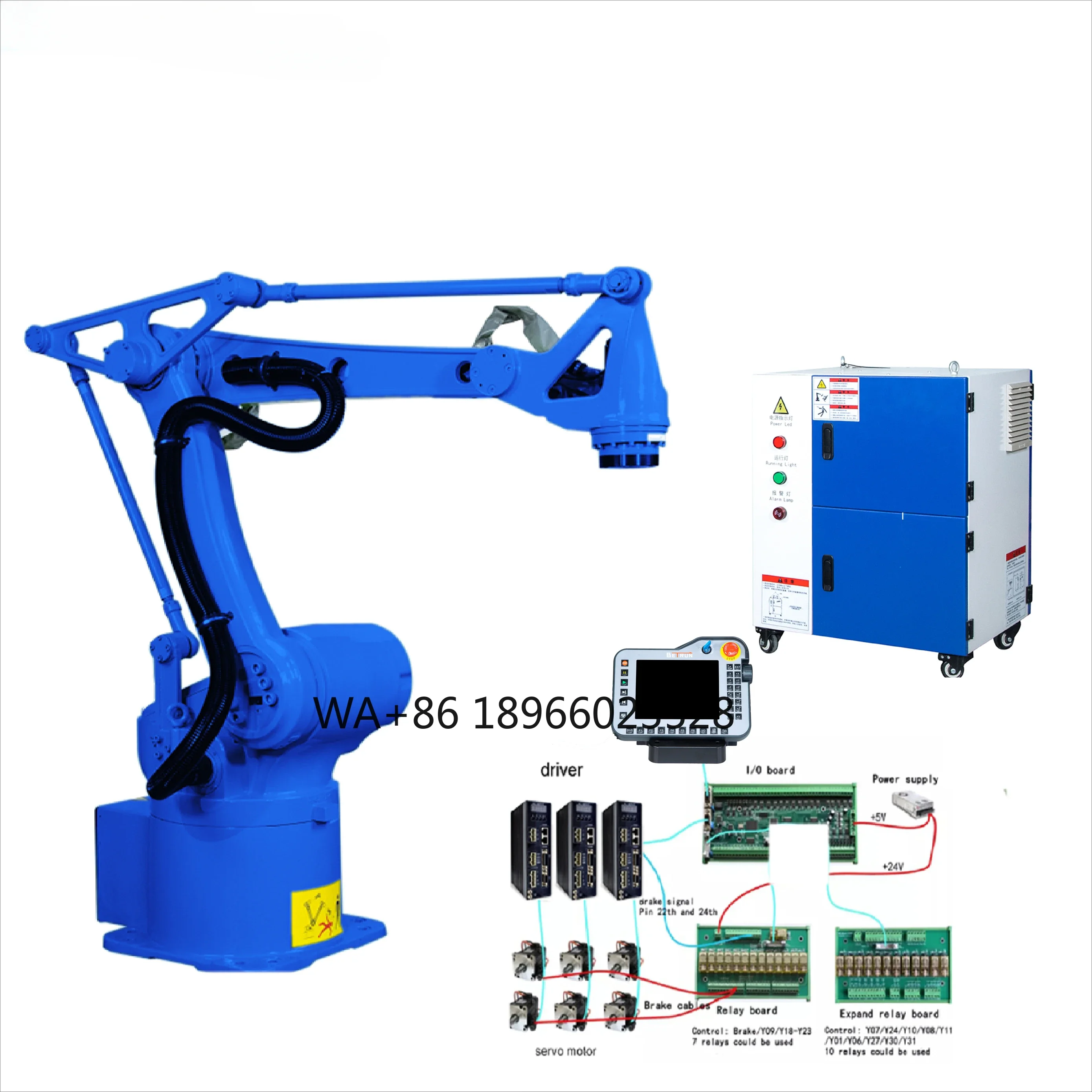 Hot selling industrial spraying  6 axis robot arm automatic painting robot