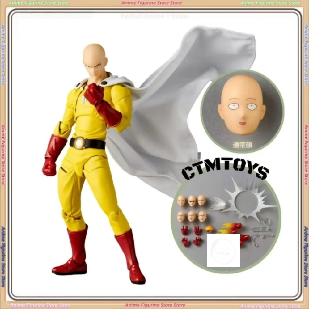

KO Original Kaiyodo1/12 Revoltech Amazing Yamaguchi One Punch Man Saitama Genos PVC Anime Action Figures Model Collectible Toy