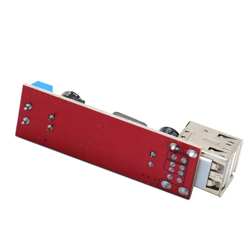 Dual USB output 9V/12V/24V/36V to 5VDC-DC 3A step-down regulated power module, car charging