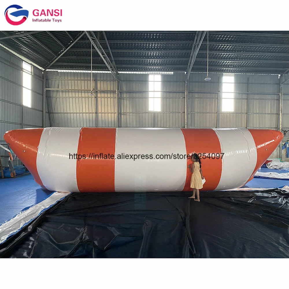 Popular jump trampoline inflatable air water blob inflatable water jumping bag with air pump