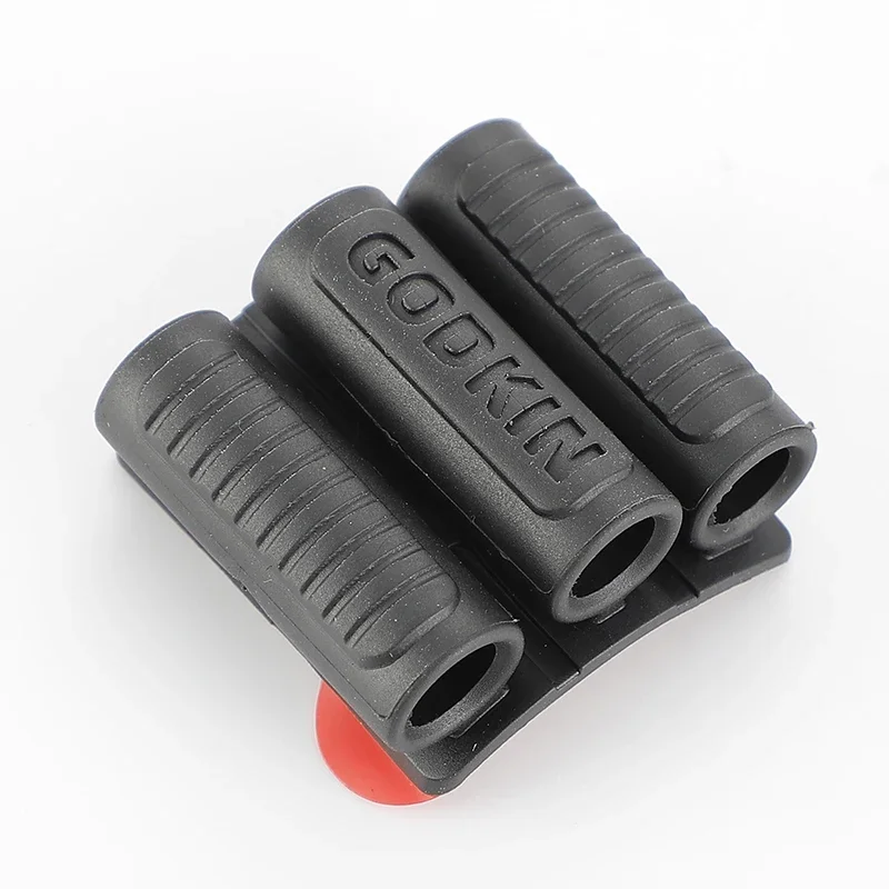 Multifunction Screwdriver Head Clip, 3M Rubber Bit, Stick Type, 3-Hole Head Storage, Quick Access, Organizer Acessórios