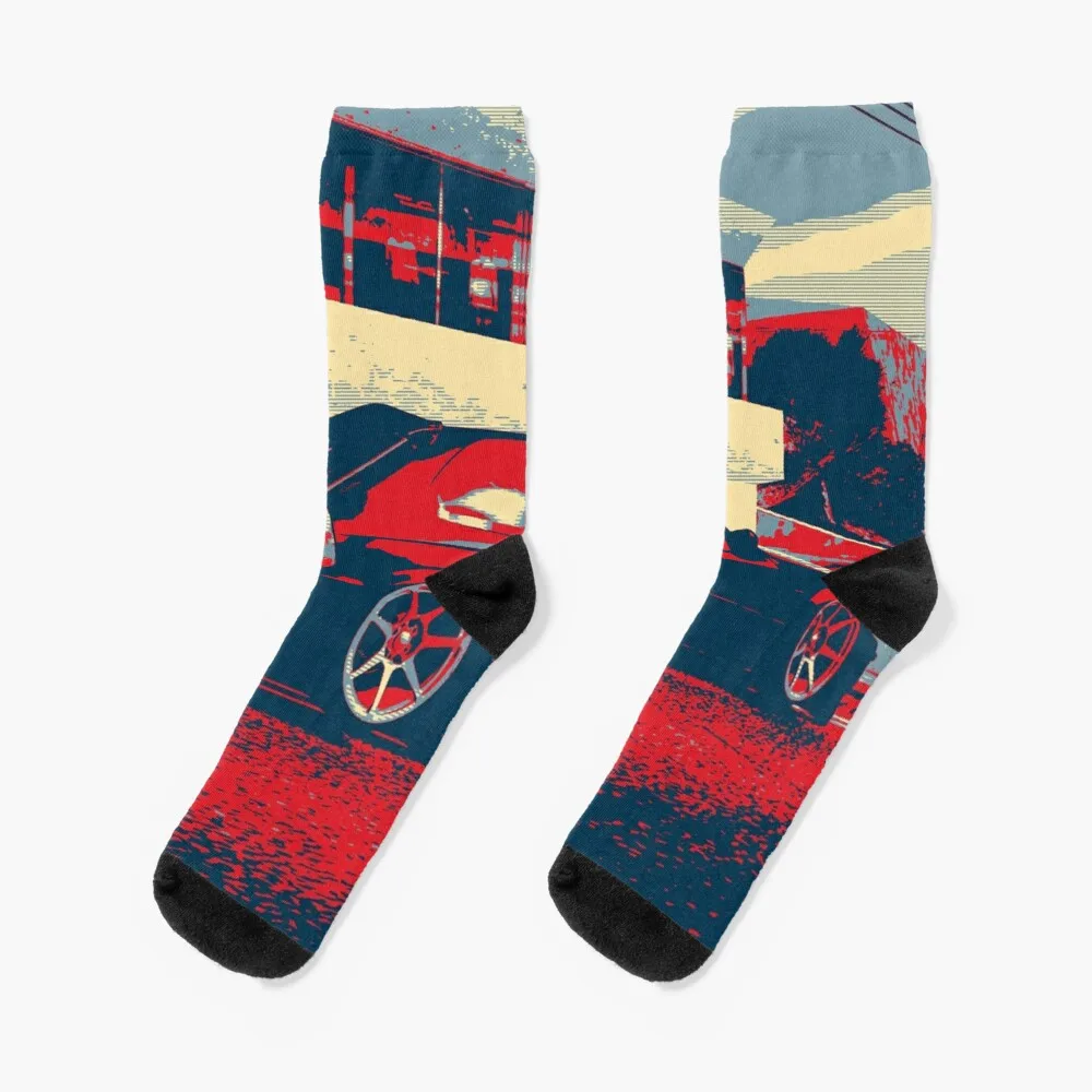 

Civic EK9 VTEC Rear 2 Socks Compression Stockings For Women Sports Stockings Man