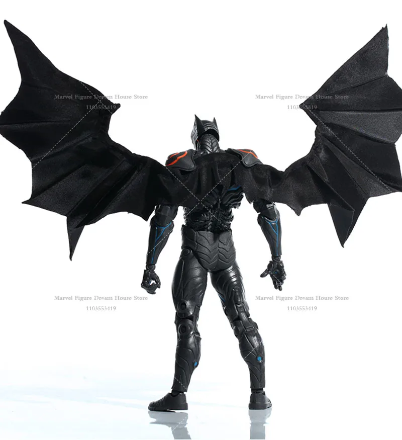 1/12 Scale Male Accessories DC Batman The Murder Machine Dark Knights Cool Black Big Wings  For 7-inch Action Figure Soldier